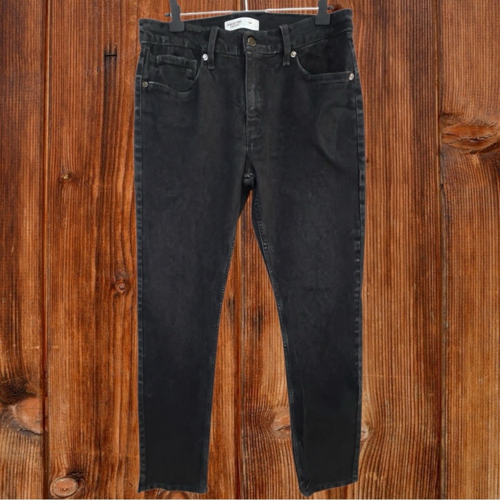 Men’s Levi's Signature Dark Black Skinny Jeans Size W32 L34 EUC